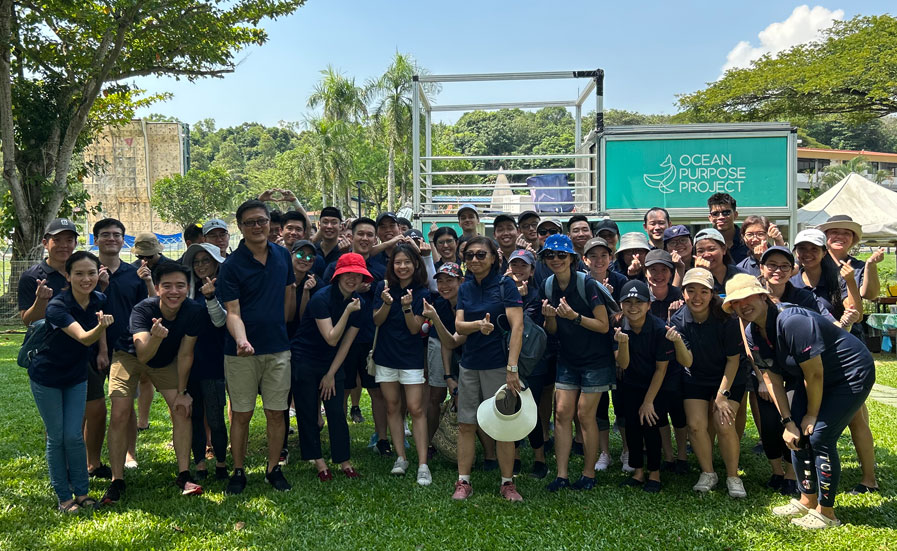 Azalea Joins Forces with Ocean Purpose Project to Clean Up Pasir Ris Beach